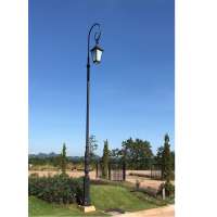 Decorative antique outdoor garden light pole RHS-15421A